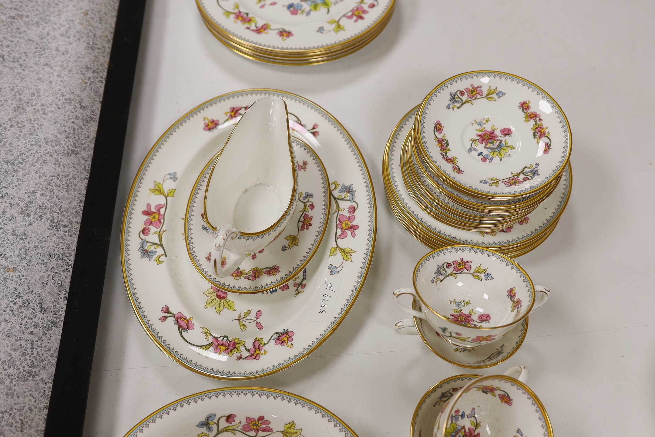 A Coalport Persian Flower part dinner service
